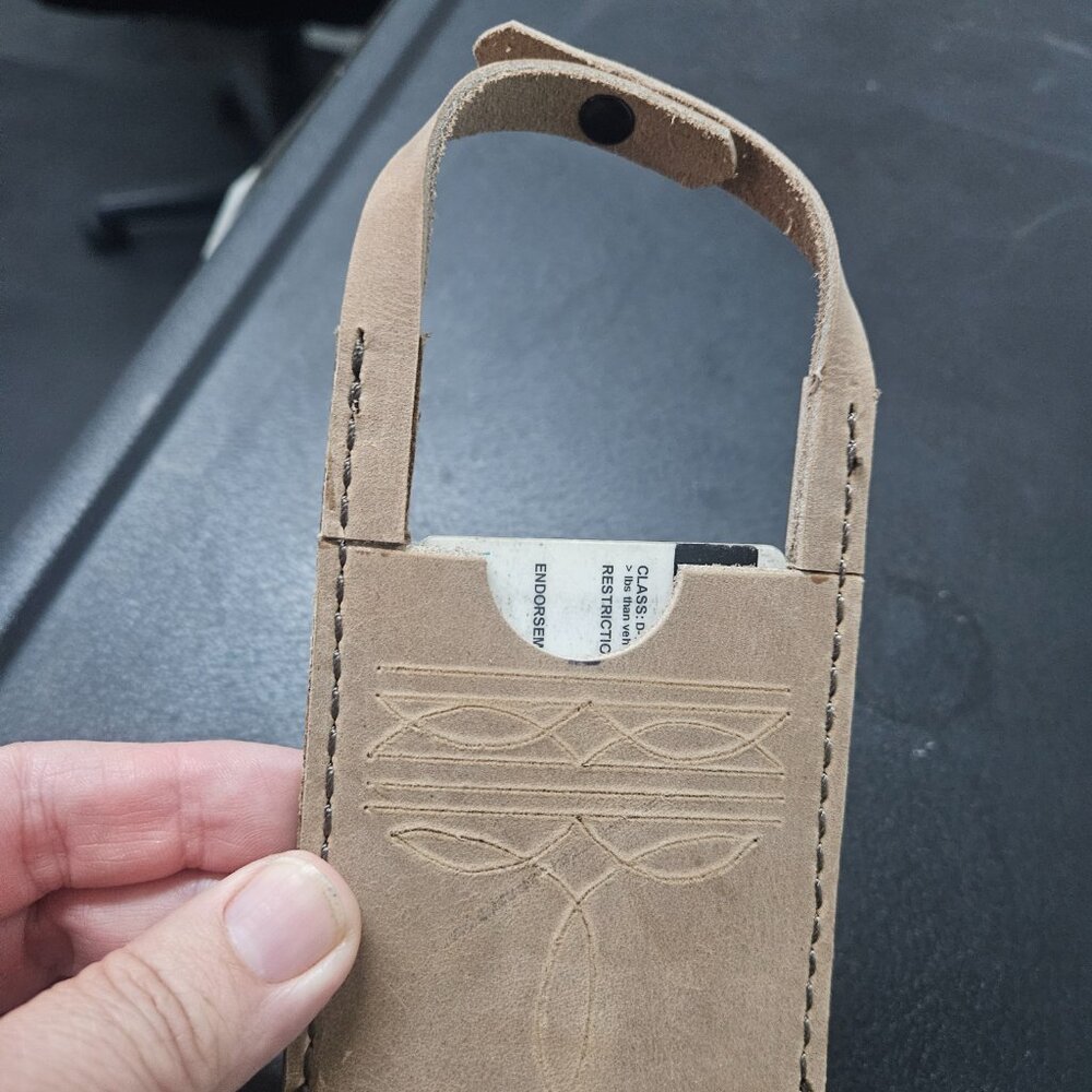 Tan Boot Wallet - Picture 7 of 8